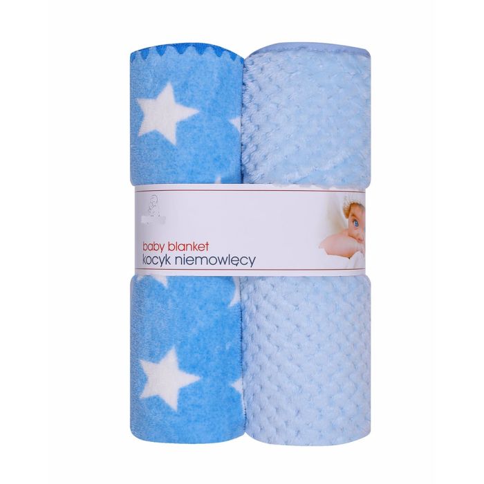 Tekid lastele "DUO" 80x90 cm sinine, 2tk