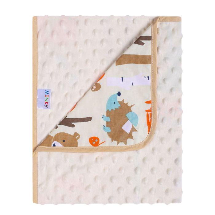 Beebitekk  90x80 cm "Owly" beež