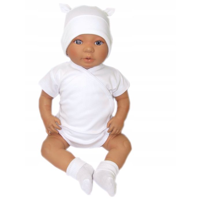 Beebi bodid lühikeste varrukatega "One" white