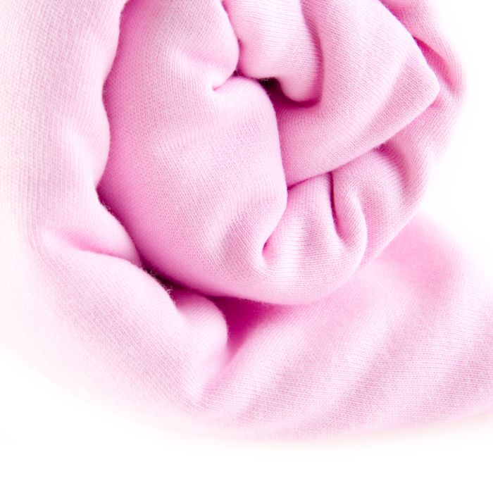 Kummiga lina "Jersey" roosa