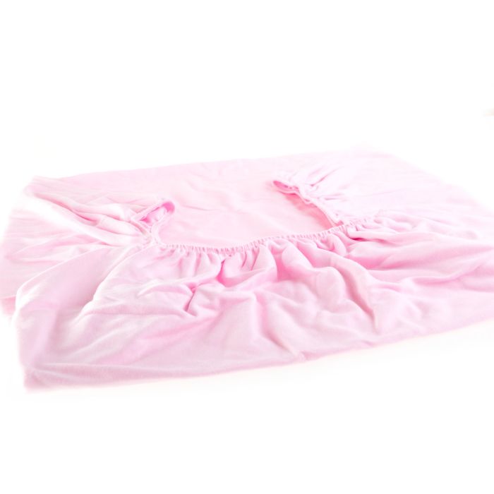 Kummiga lina "Jersey" roosa