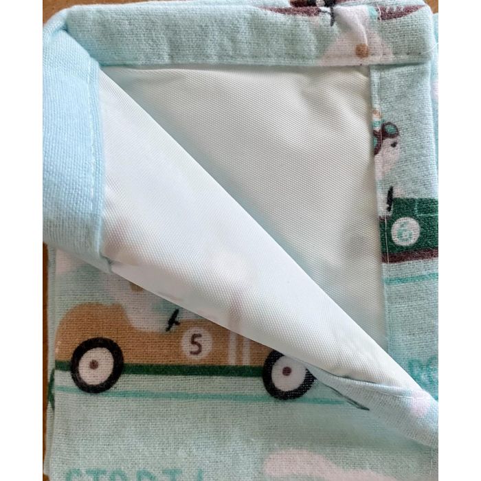 Veekindel lina 45x55cm "Bunny go mint"