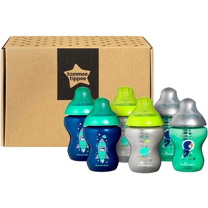 Lutipudelid Tommee Tippee, 0k+ 260ml 6 tk värviline