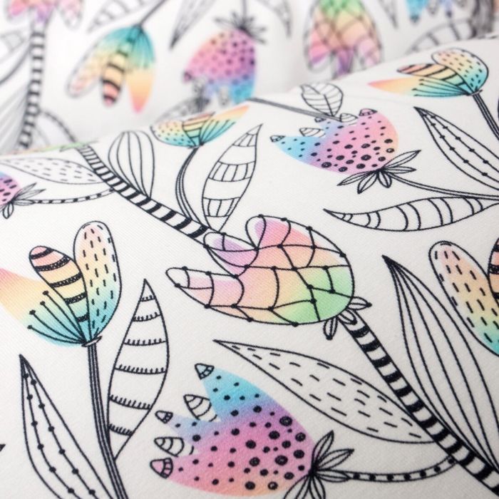 Nuudelpadi - imetamispadi 190cm "Flowers" 