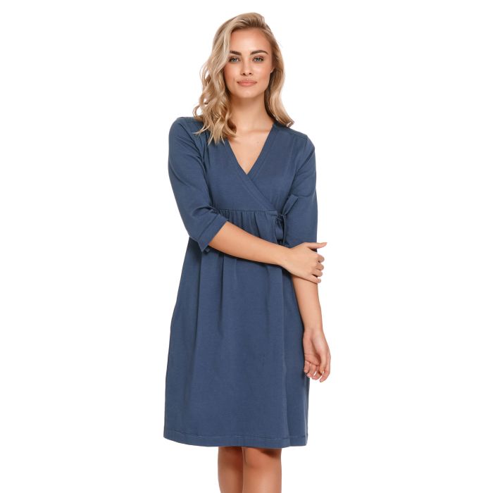 Hommikumantel rasedatele naistele  "Cosy" Deep blue