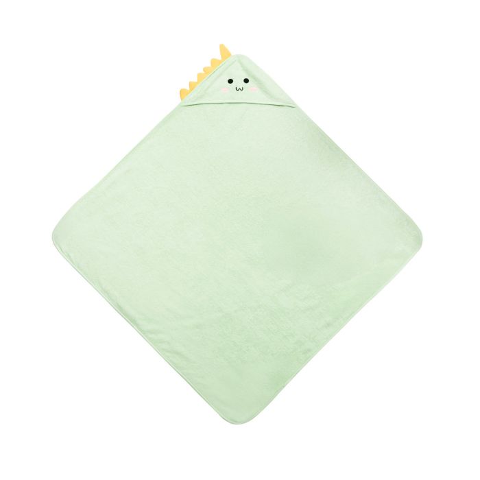 3D kapuutsiga vannilina "Dinosaur"100x100cm "frotte"