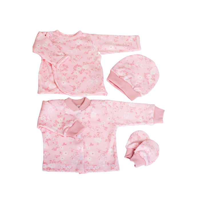 Komplekt vastsündinule 5-e osaline "Gentle story " roosa