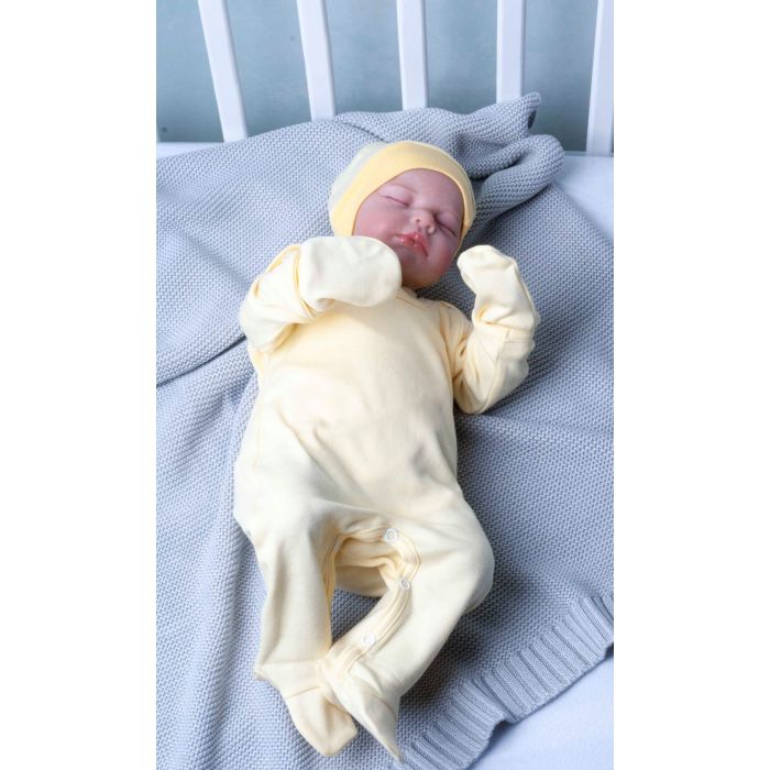 Komplekt vastsündinule 5-e osaline "Blank baby yellow"