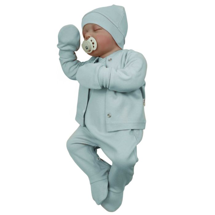 Komplekt vastsündinule 5-e osaline "Blank mint"