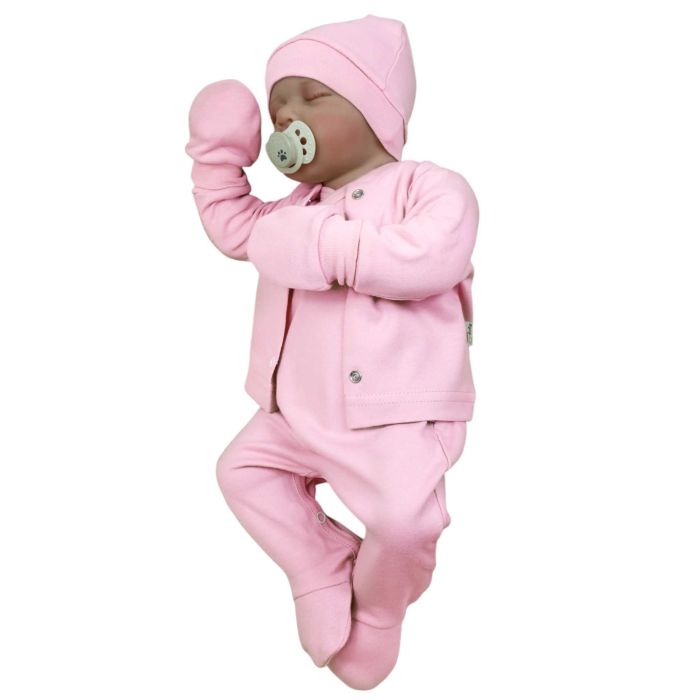 Komplekt vastsündinule 5-e osaline "Blank baby pink"