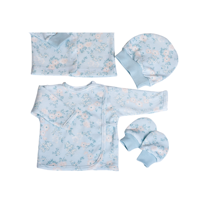 Komplekt vastsündinule 5-e osaline "Gentle story " sinine