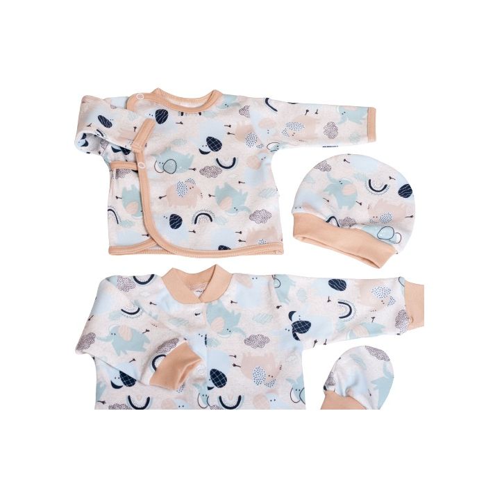 Komplekt vastsündinule 5-e osaline "Jumbo" beež