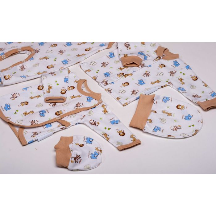 Komplekt vastsündinule 5-e osaline "ZOO" 