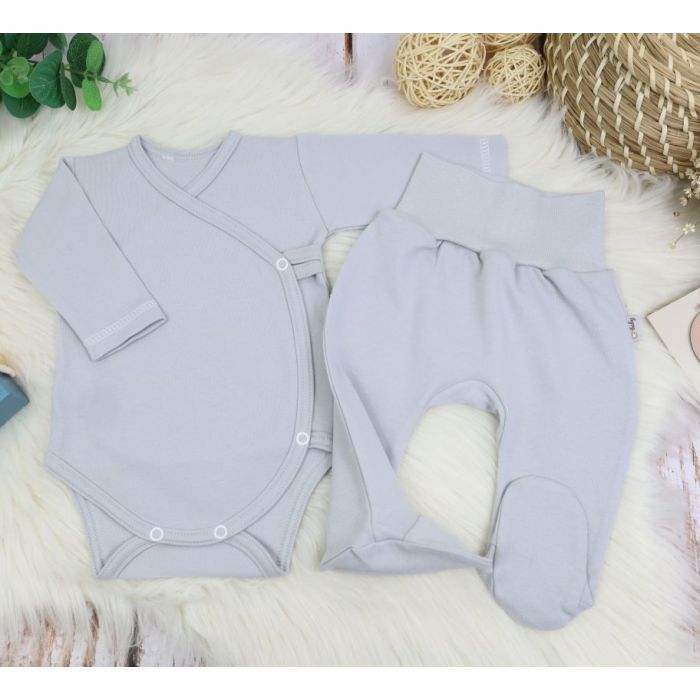 Beebiriided 2 osaline "Blank grey" 