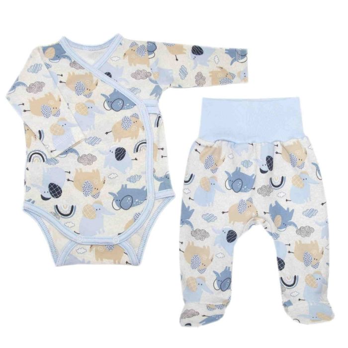 Beebiriided 2 osaline "Jumbo" sinine