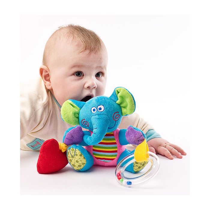 Pehme hariv mänguasi "Elevant" koos värina funktsiooniga