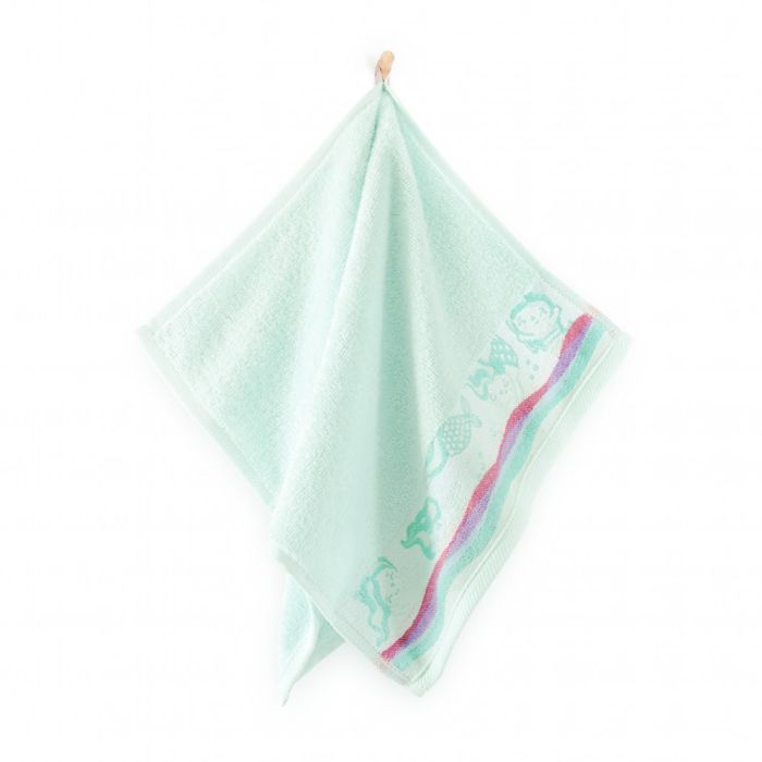 Beebi rätik (Egiptuse puuvill) "Mermaid turquoise" 