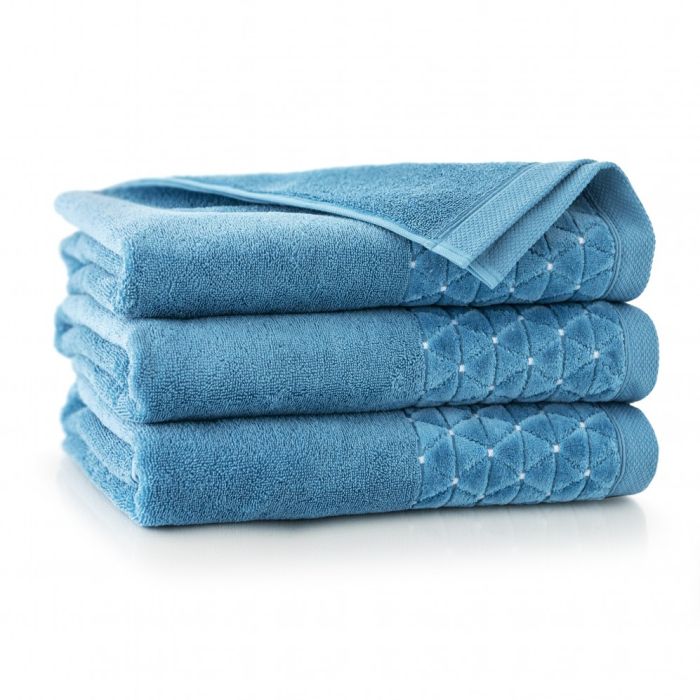 Rätik (Egiptuse puuvill) "Diamond" sinine