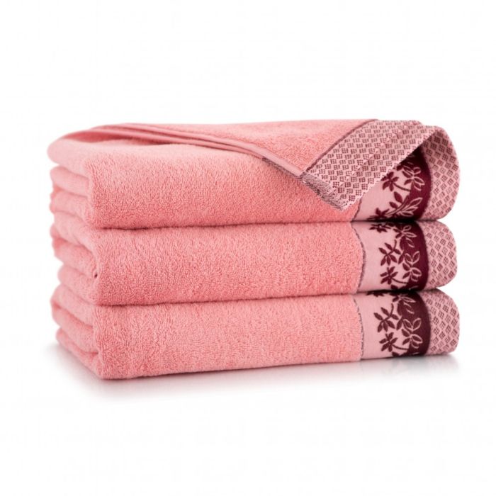 Rätik (Egiptuse puuvill) "Ustica" 70x140 cm roosa