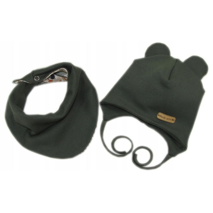 Beebi müts ja sall "Love" - KHAKI