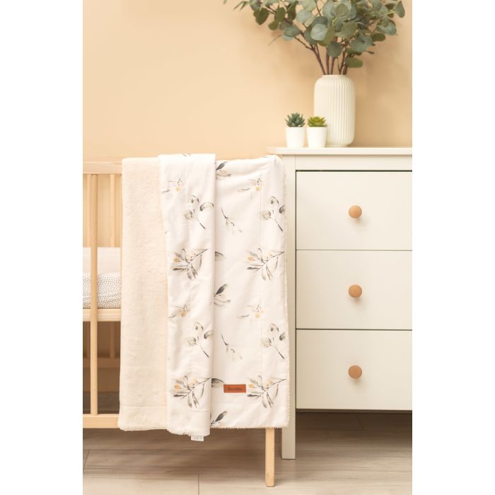 Beebi tekk  "Silky" 100x80 cm with Olive