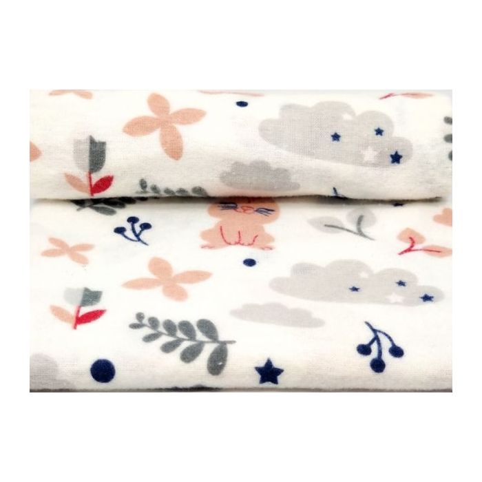 Vystyklas flanelinis su piešinukais