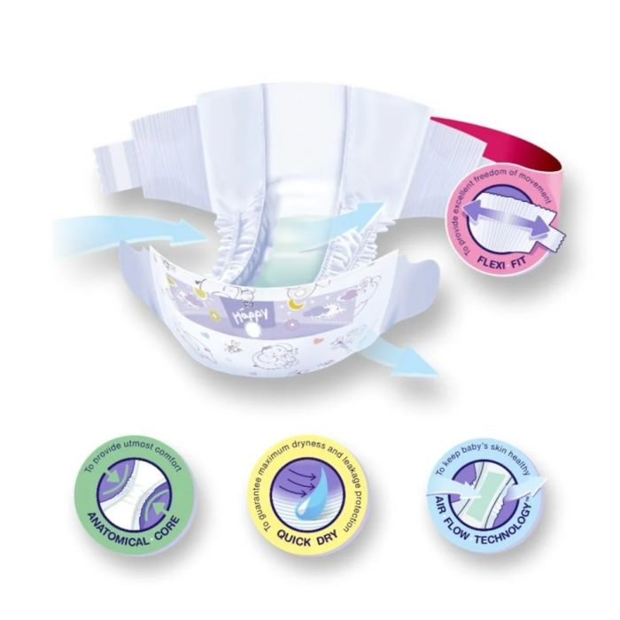 Mähkmed väikelastele BELLA Maxi "4" 8-18 kg 132tk