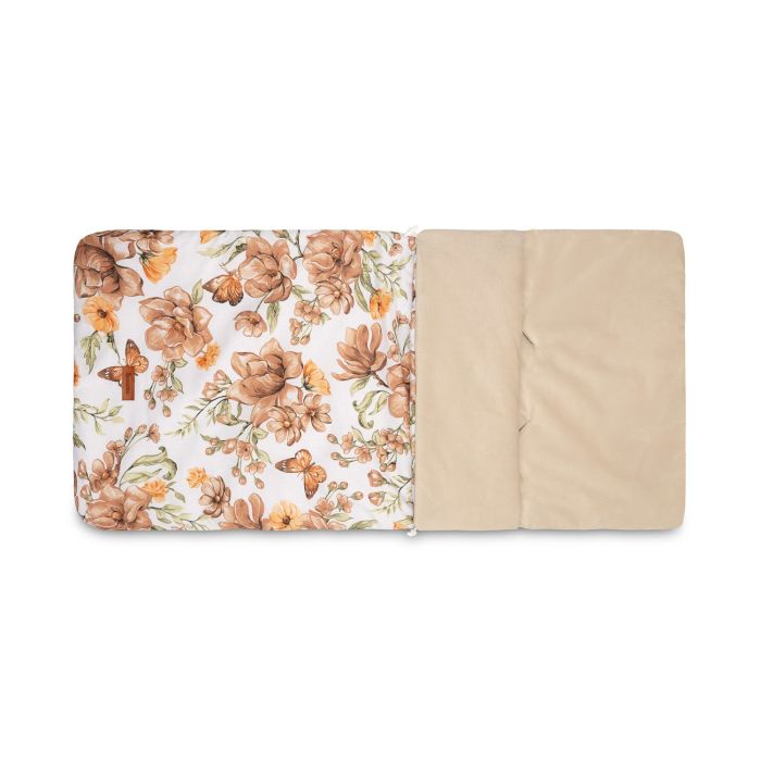 Beebi magamiskott vankrisse "FLORAL BEIGE" 
