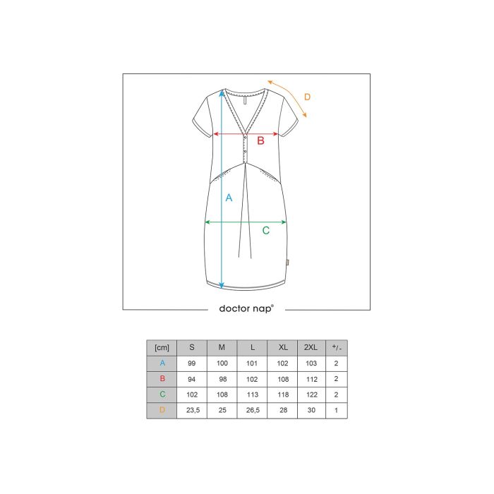 Puuvillane öösärk rasedatele naistele  "Lovely" teddy