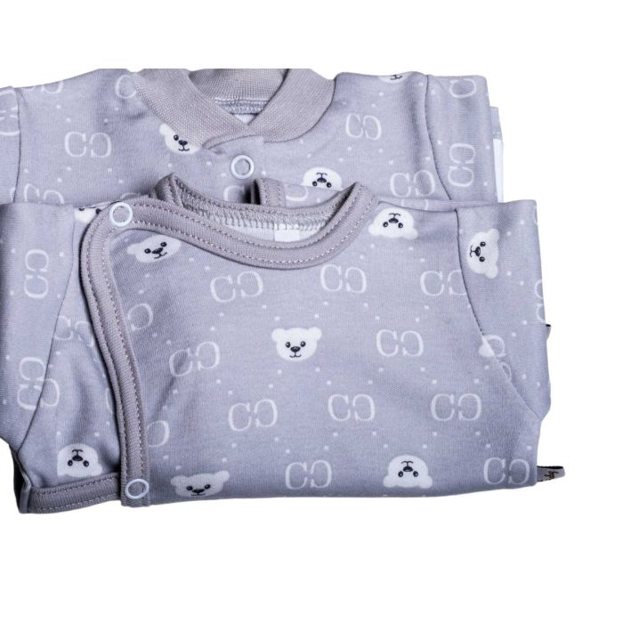 Komplekt vastsündinule 5-e osaline "Bear glamour grey" 