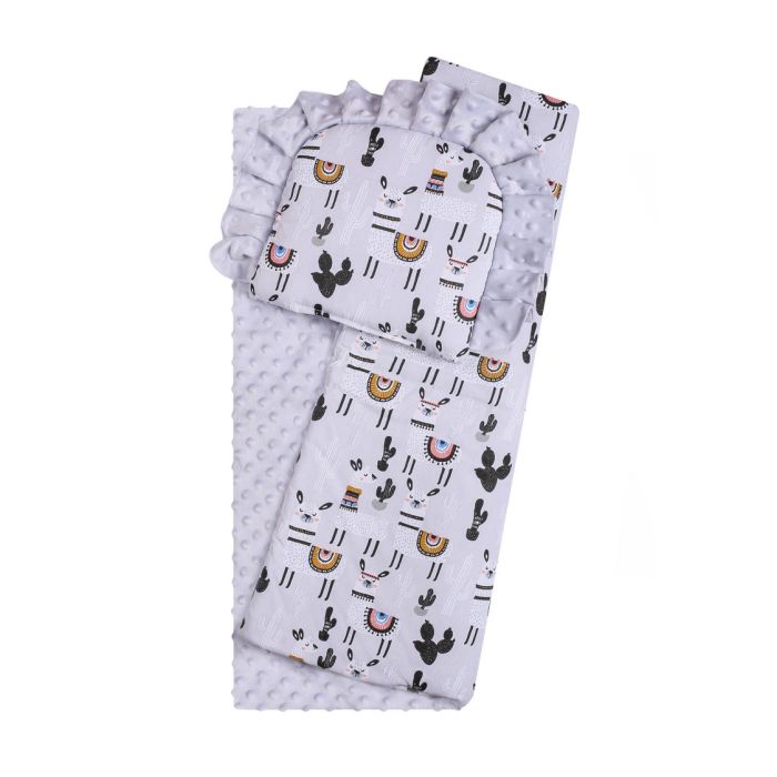 Kahepoolne tekk ja padi komplekt "Lama" 