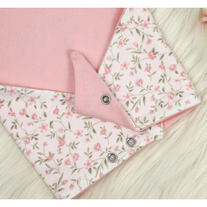 Beebi müts ja sall  "Candy pink" 