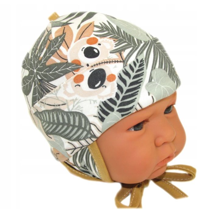 Beebi müts ja sall "Cosy" - tropics brown