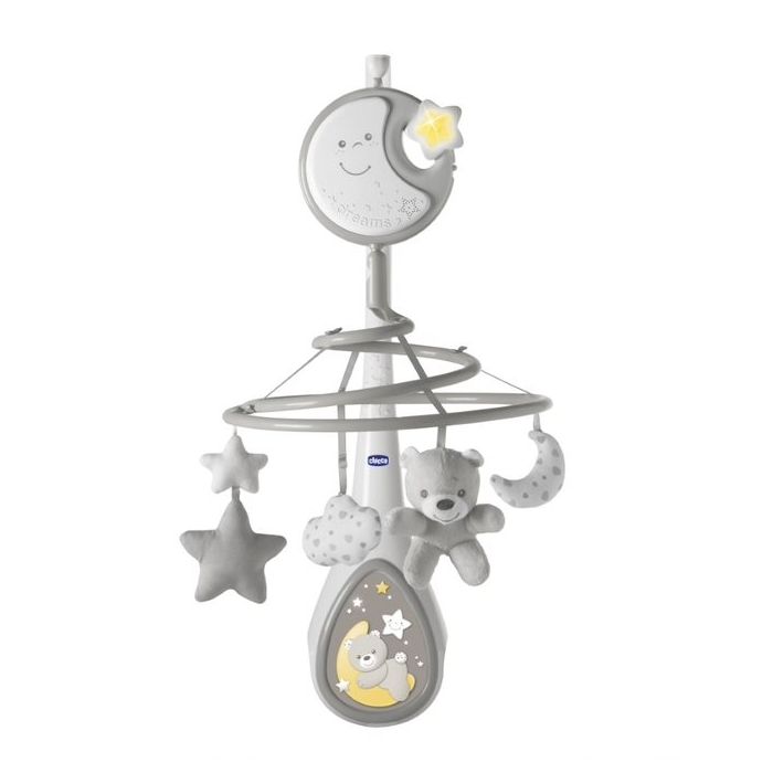 Muusikat mängiv karussell Chicco "Next2dream" hall