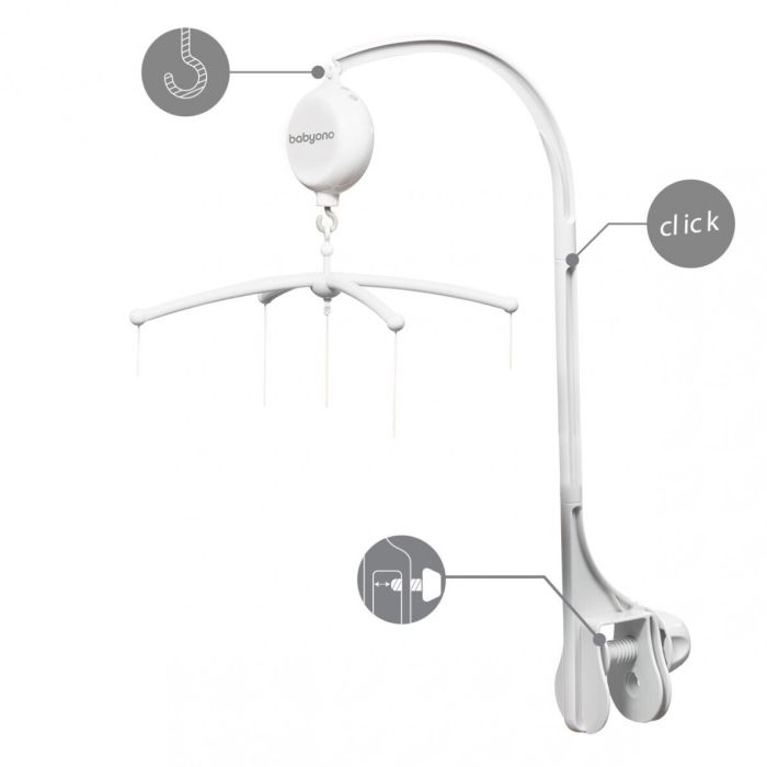 Muusikat mängiv karussell "My little pony" pehmete loomadega