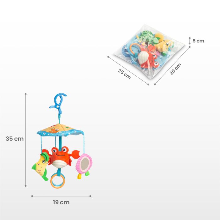 Pehmete mänguasjade "Caruselle crab" 