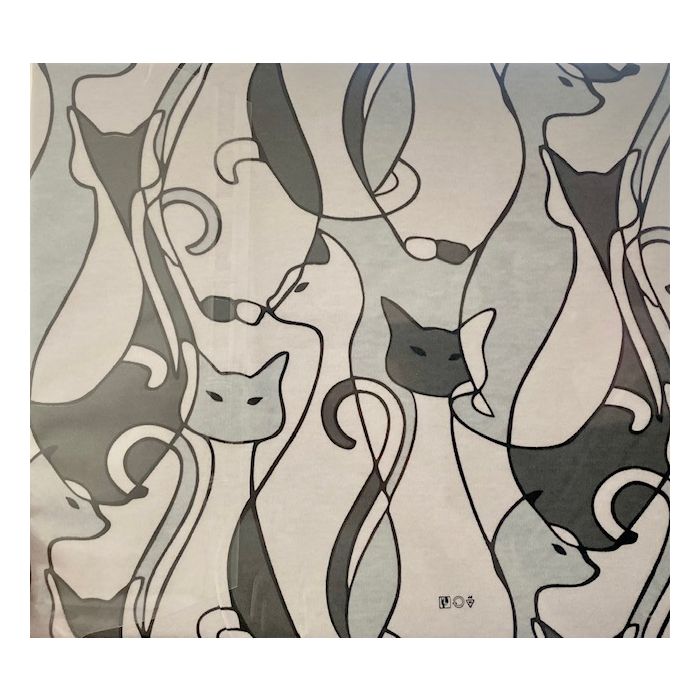 Puuvillane beebitekk "Big cats" 100x75cm 