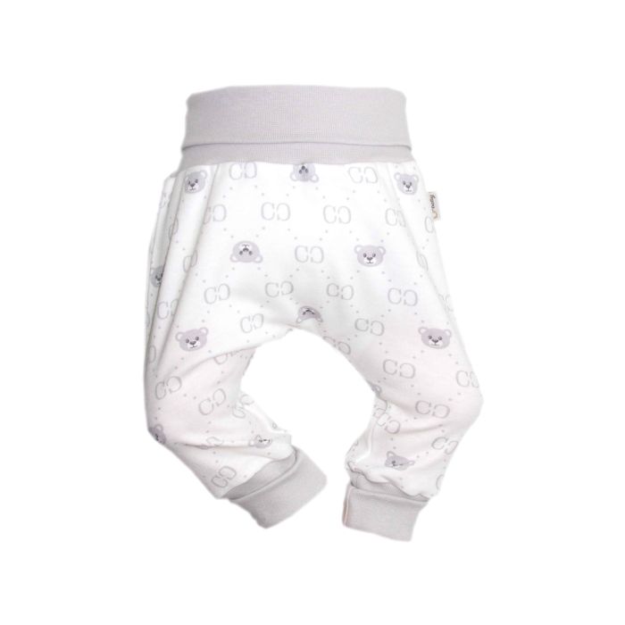 Beebi püksid "Bear glamour grey" valge