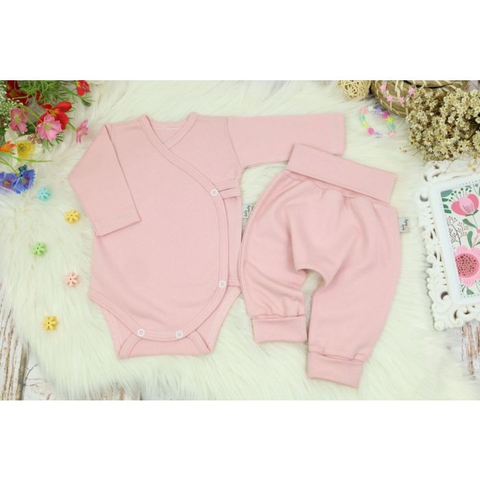 Beebiriided 2 osaline "Blank baggi pale pink" 