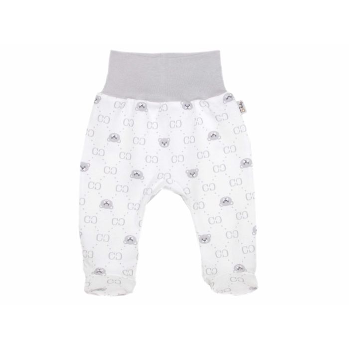 Beebi sipupüksid "Bear glamuor " valge halliga