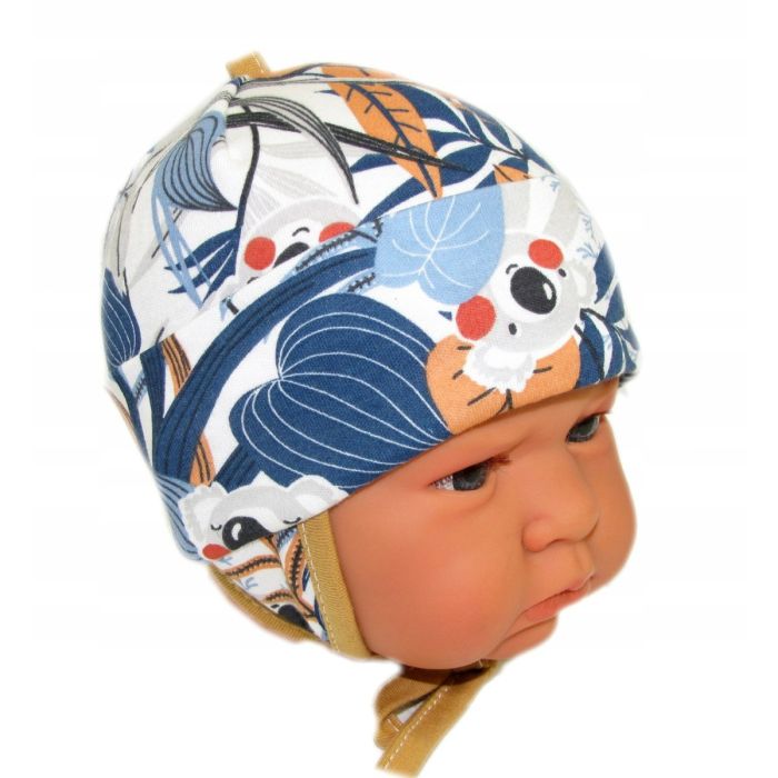 Beebi müts ja sall "Cosy" - tropics navy