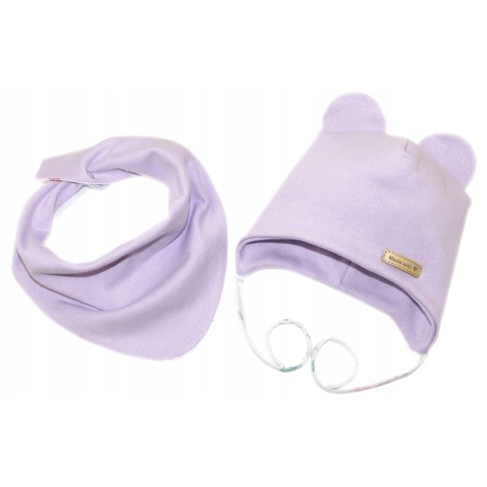 Beebi müts ja sall "Love" - Violet
