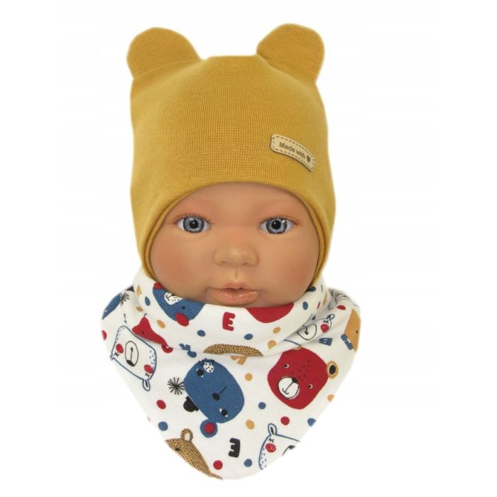 Beebi müts ja sall "Love" - Mustard