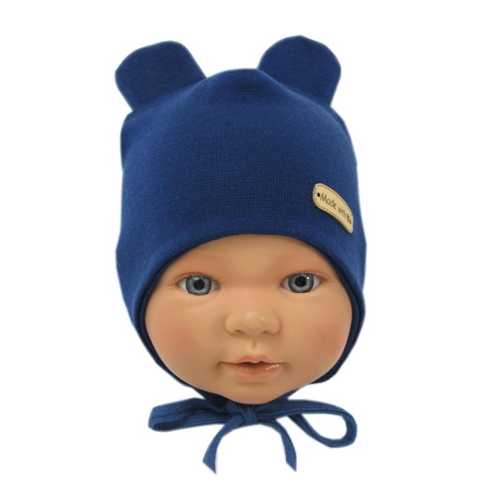 Beebi müts ja sall "Love" - navy