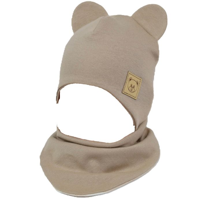 Beebi müts ja sall  "Galaxy beige" 