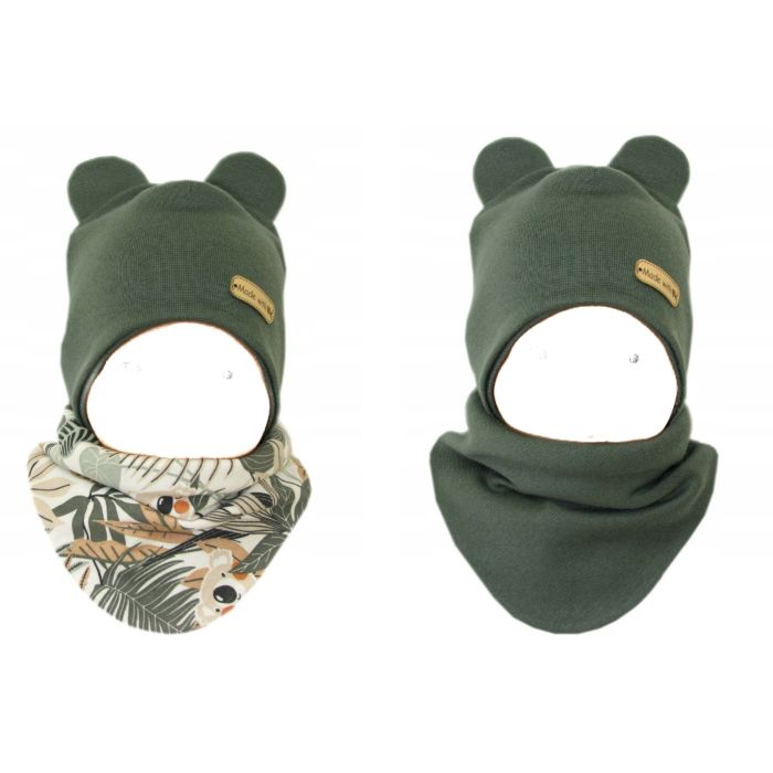 Beebi müts ja sall "Love" - KHAKI