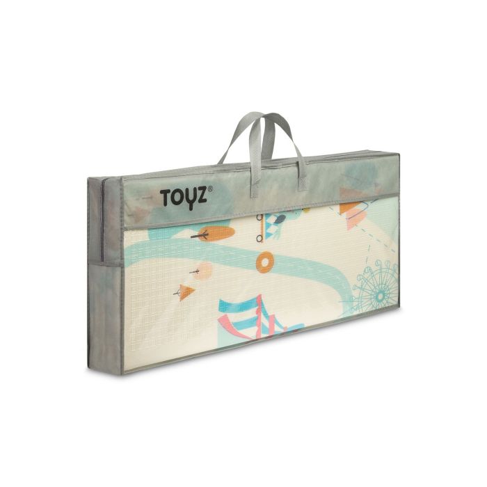 Kahepoolne mängumatt beebidele "CIRCUS" 200 x 180 cm