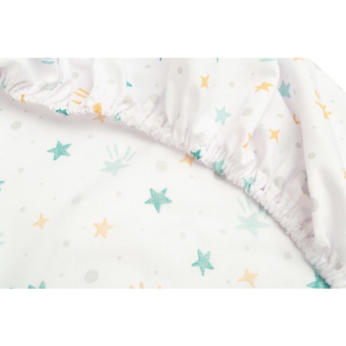 Puuvillane kummiga voodilina 60x120 cm "Starry breeze" 