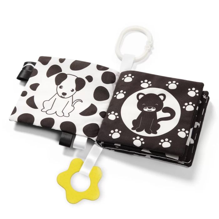 Pehme mänguasi-raamat  "Black&White"