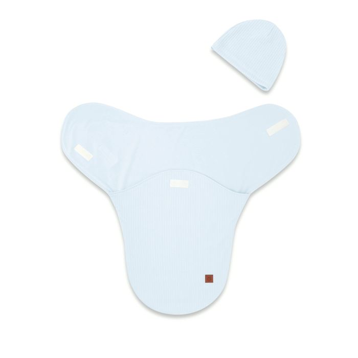 Beebi mähkimiskott "Leo" interlock soft baby blue